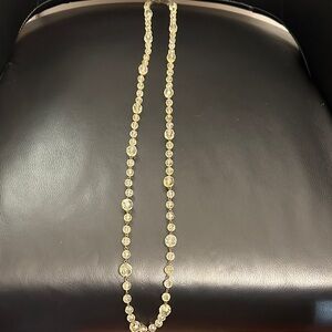 Elegant Clear Beaded Necklace